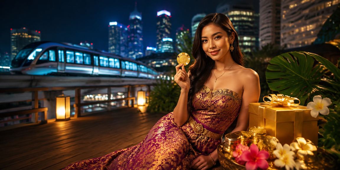 Model wanita Vietnam menikmati casino online dengan tampilan elegan dan penuh percaya diri