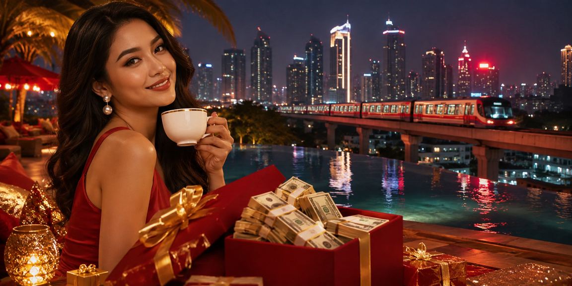 Pemain casino menikmati taruhan santai sambil minum kopi di Indonesia