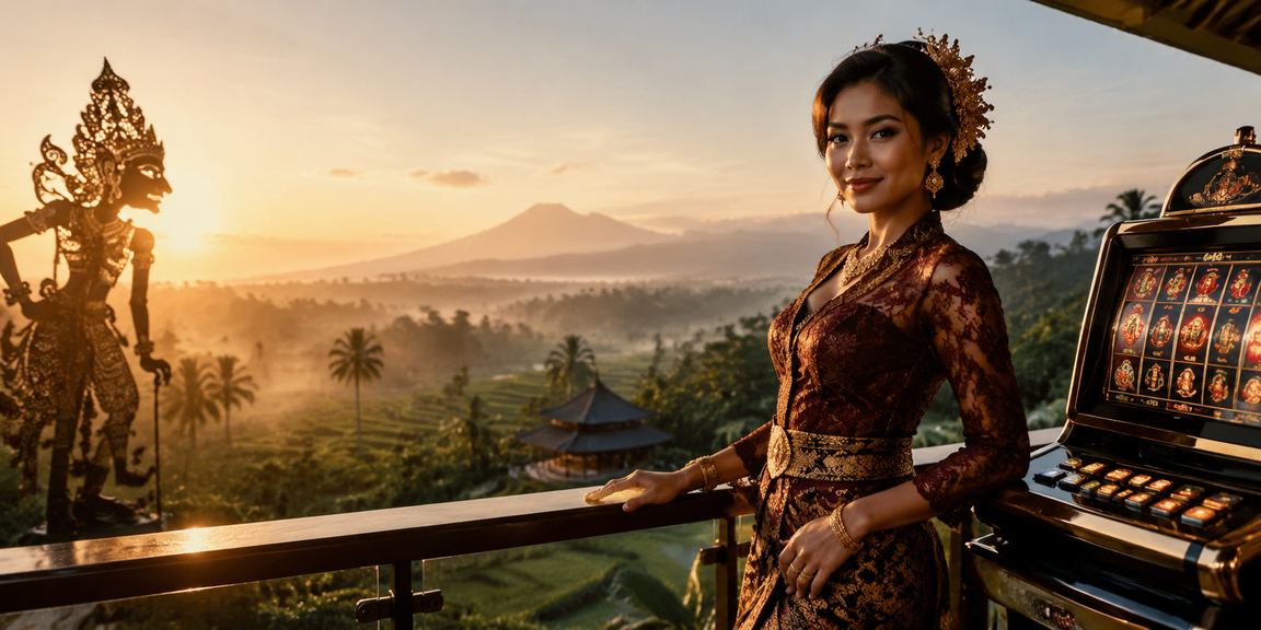 Pemain slot game perempuan menikmati permainan dengan ekspresi antusias